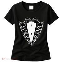 Dracula Halloween Tuxedo Costume Vlad Tepes Women's T-Shirt thumb 0