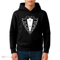 Dracula Halloween Tuxedo Costume Vlad Tepes Kids Hoodie thumb 4