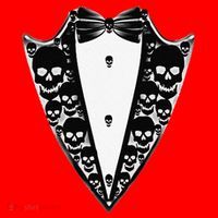 Dracula Halloween Tuxedo Costume Vlad Tepes Santa Hat thumb 1