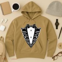 Dracula Halloween Tuxedo Costume Vlad Tepes Hoodie thumb 3