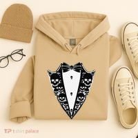 Dracula Halloween Tuxedo Costume Vlad Tepes Hoodie thumb 4
