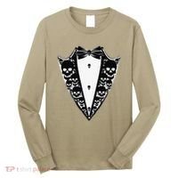 Dracula Halloween Tuxedo Costume Vlad Tepes Long Sleeve Shirt thumb 0
