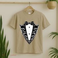 Dracula Halloween Tuxedo Costume Vlad Tepes T-Shirt thumb 2