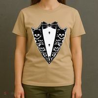 Dracula Halloween Tuxedo Costume Vlad Tepes T-Shirt thumb 4