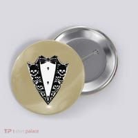 Dracula Halloween Tuxedo Costume Vlad Tepes Button thumb 0