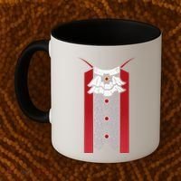 Dracula Halloween Tuxedo Vlad Tepes Costume V2 Coffee Mug thumb 2