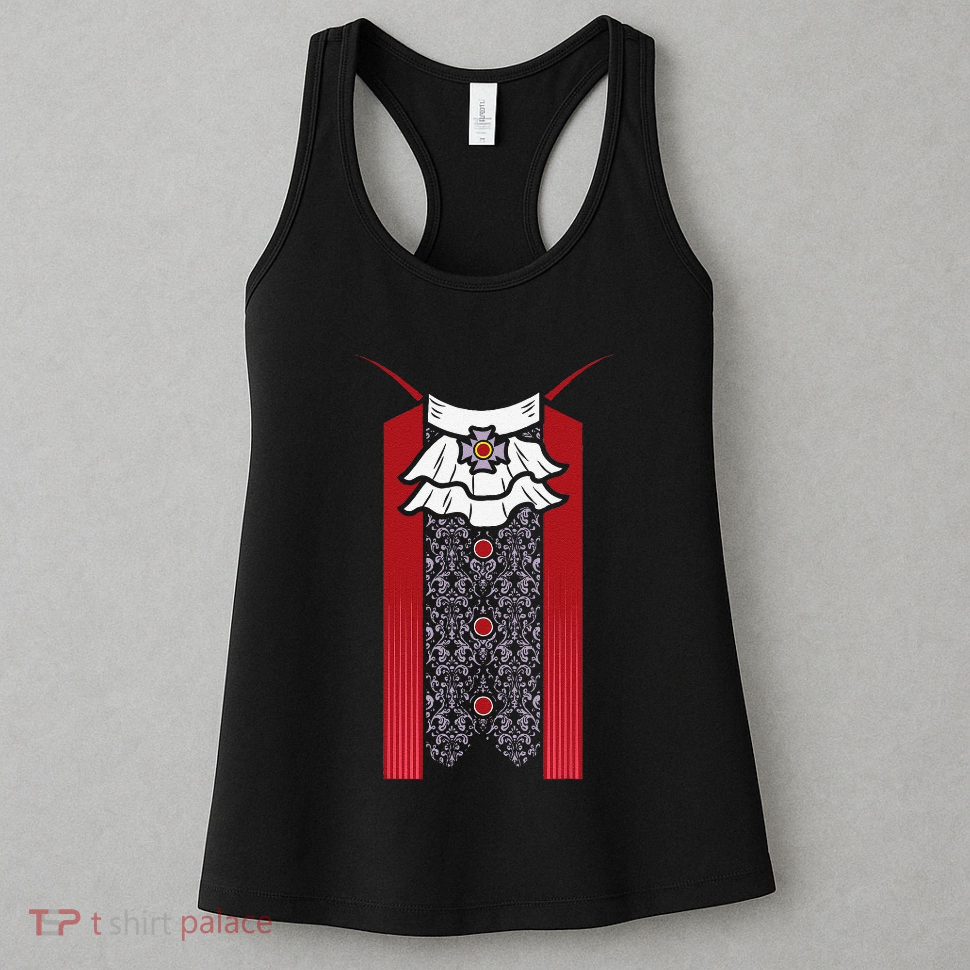 Dracula Halloween Tuxedo Vlad Tepes Costume V2 Women's Tank Top
