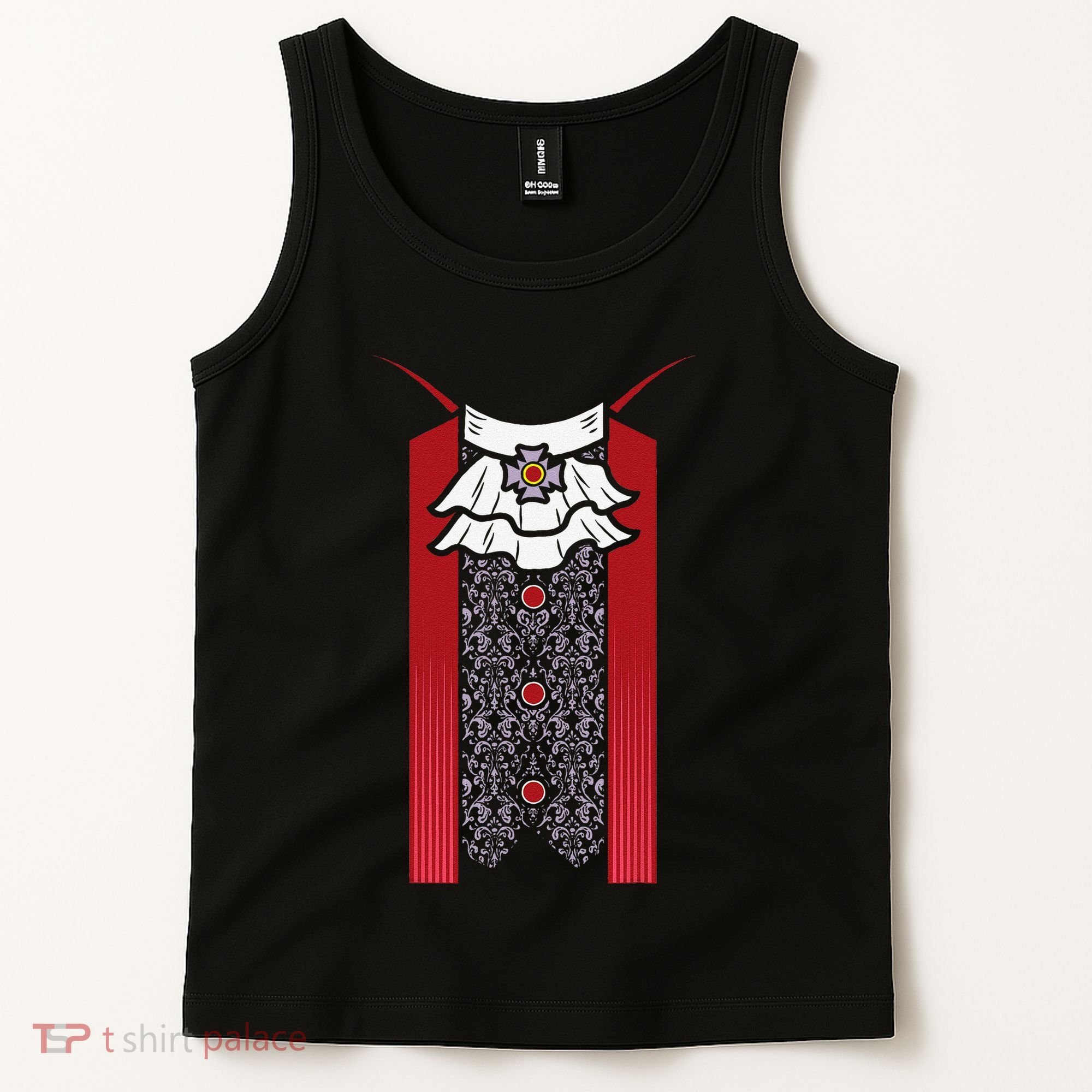 Dracula Halloween Tuxedo Vlad Tepes Costume V2 Tank Top