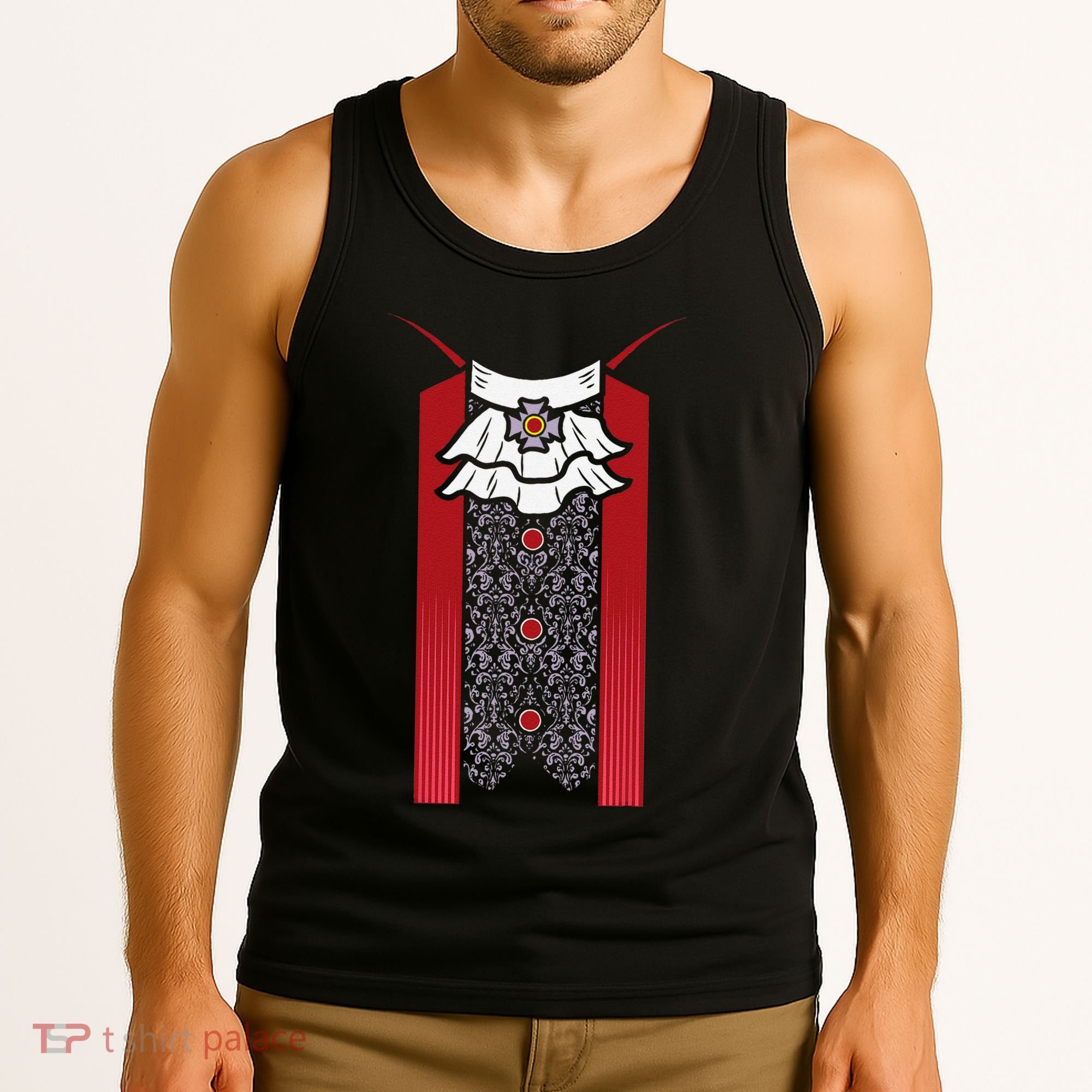 Dracula Halloween Tuxedo Vlad Tepes Costume V2 Tank Top