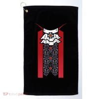 Dracula Halloween Tuxedo Vlad Tepes Costume V2 Golf Towel thumb 0
