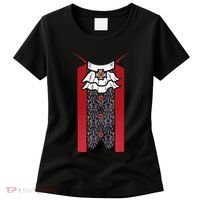Dracula Halloween Tuxedo Vlad Tepes Costume V2 Women's T-Shirt thumb 0