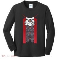 Dracula Halloween Tuxedo Vlad Tepes Costume V2 Kids Long Sleeve Shirt thumb 0