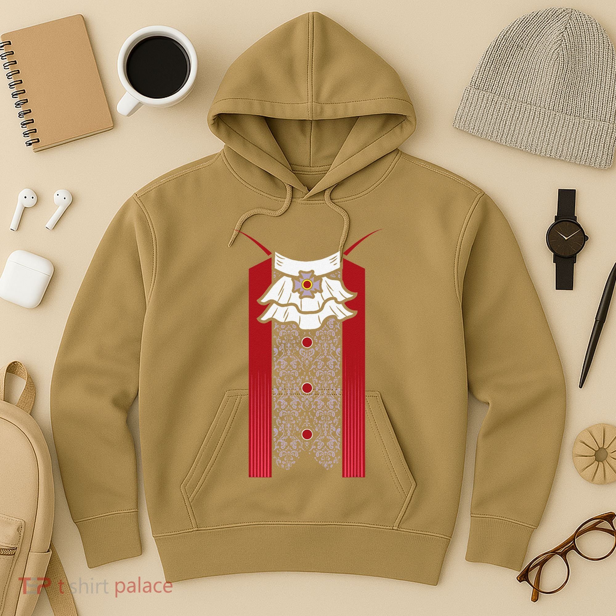 Dracula Halloween Tuxedo Vlad Tepes Costume V2 Hoodie