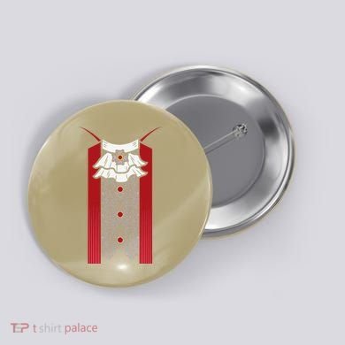 Dracula Halloween Tuxedo Vlad Tepes Costume V2 Button
