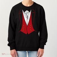 Dracula Halloween Tuxedo Vlad Tepes Costume Women's Sweatshirt thumb 0