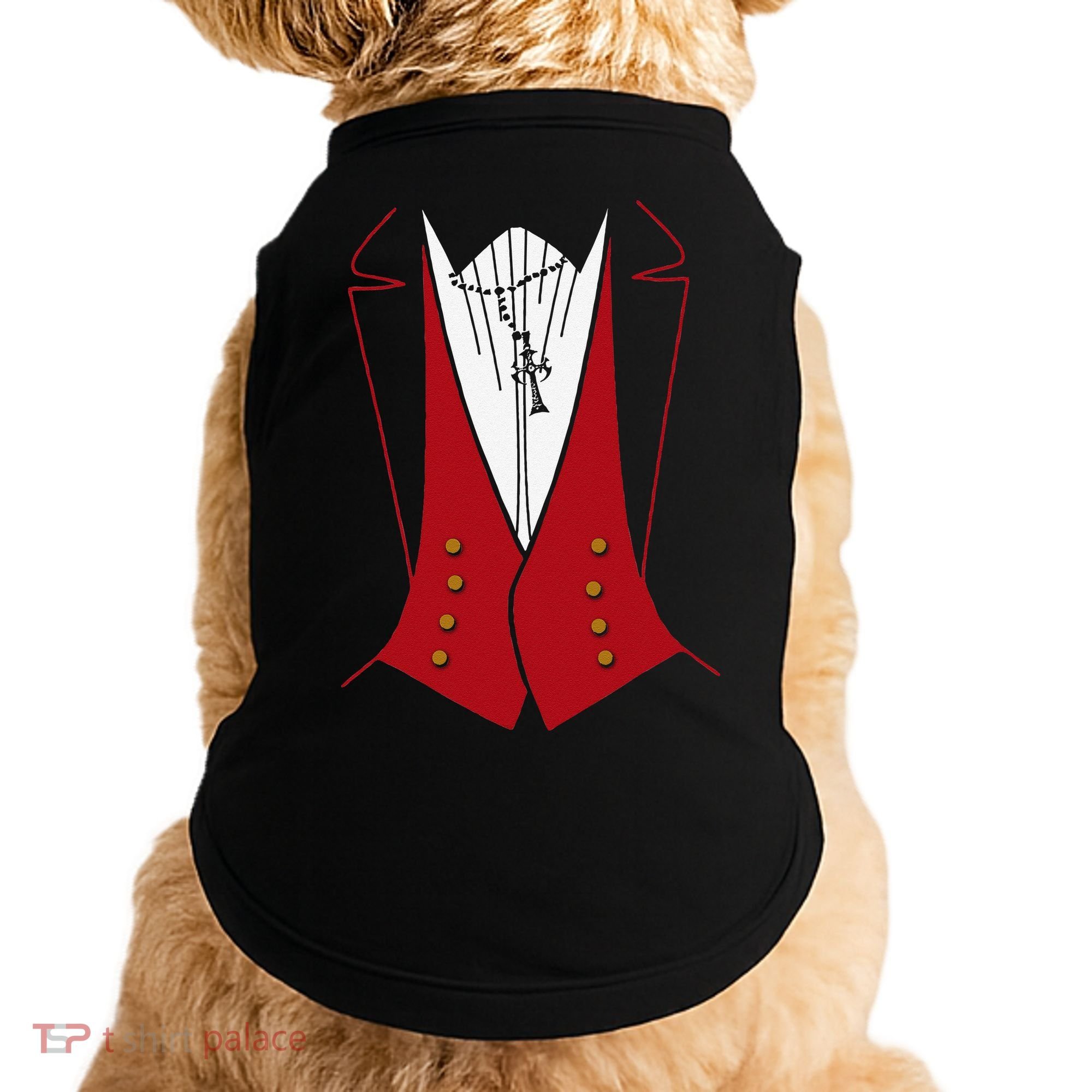 Dracula Halloween Tuxedo Vlad Tepes Costume Doggie Tank
