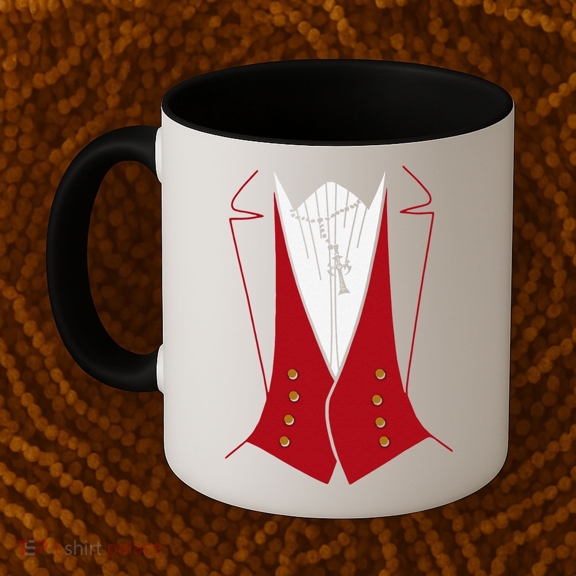Dracula Halloween Tuxedo Vlad Tepes Costume Coffee Mug