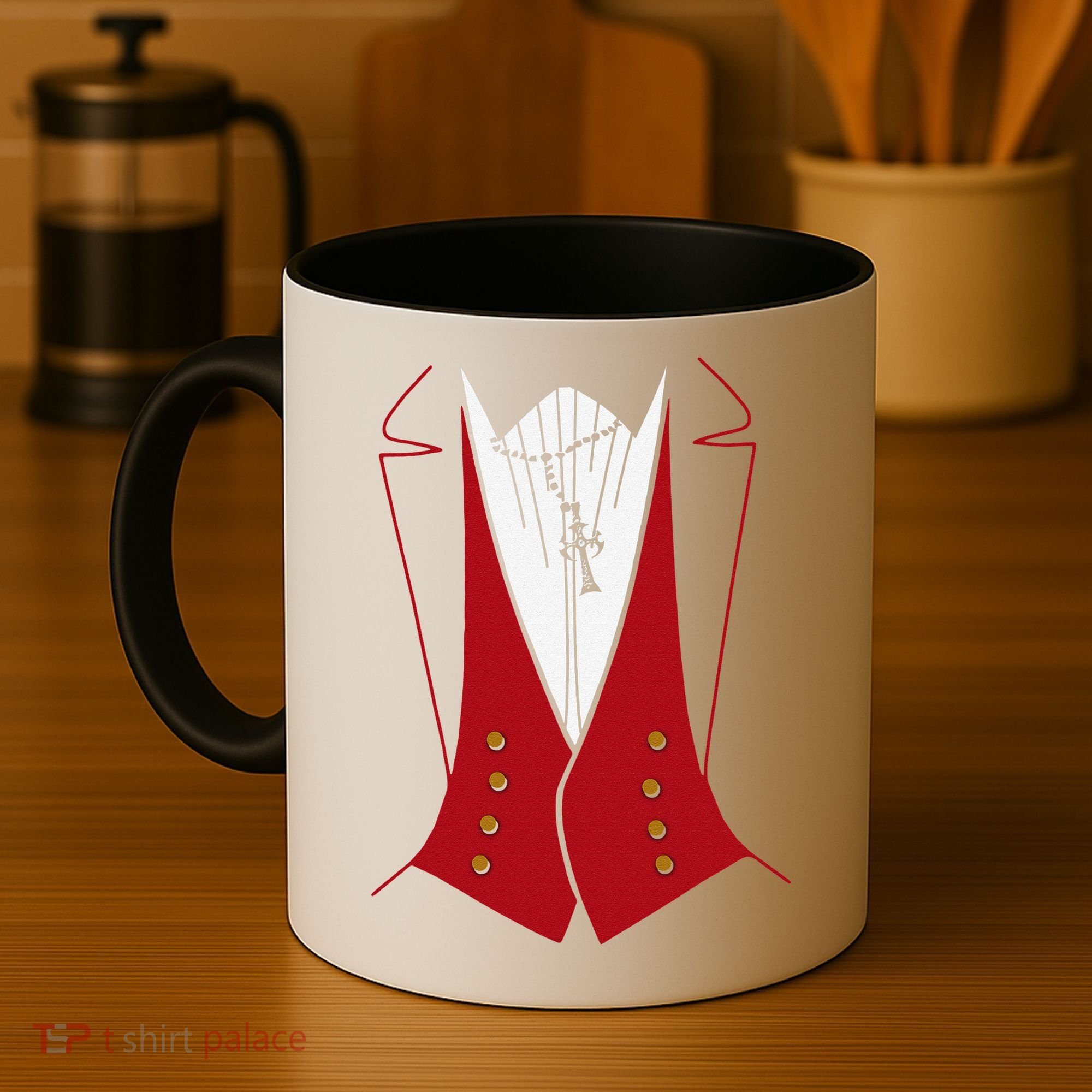 Dracula Halloween Tuxedo Vlad Tepes Costume Coffee Mug