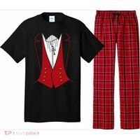 Dracula Halloween Tuxedo Vlad Tepes Costume Pajama Set thumb 0