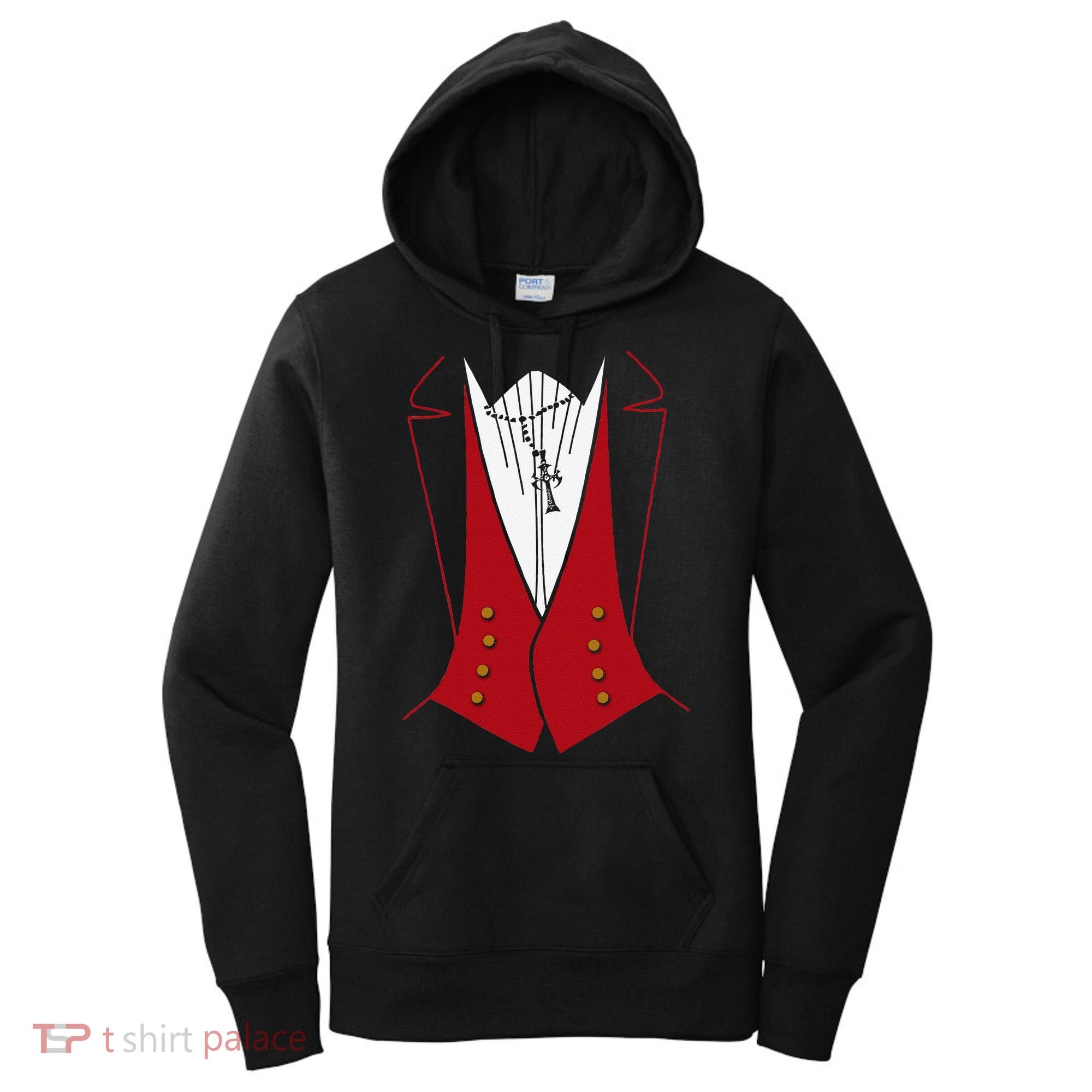 Dracula Halloween Tuxedo Vlad Tepes Costume Women's Hoodie