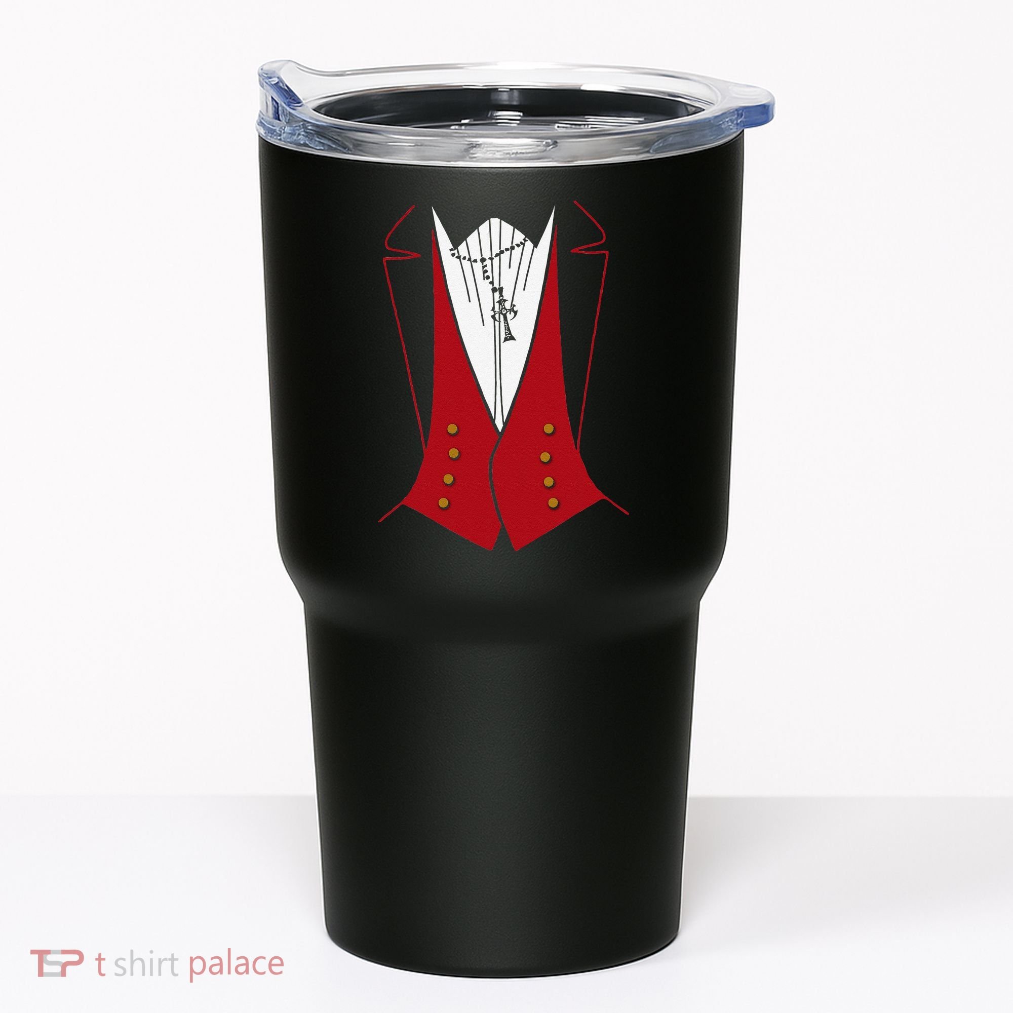 Dracula Halloween Tuxedo Vlad Tepes Costume Tumbler