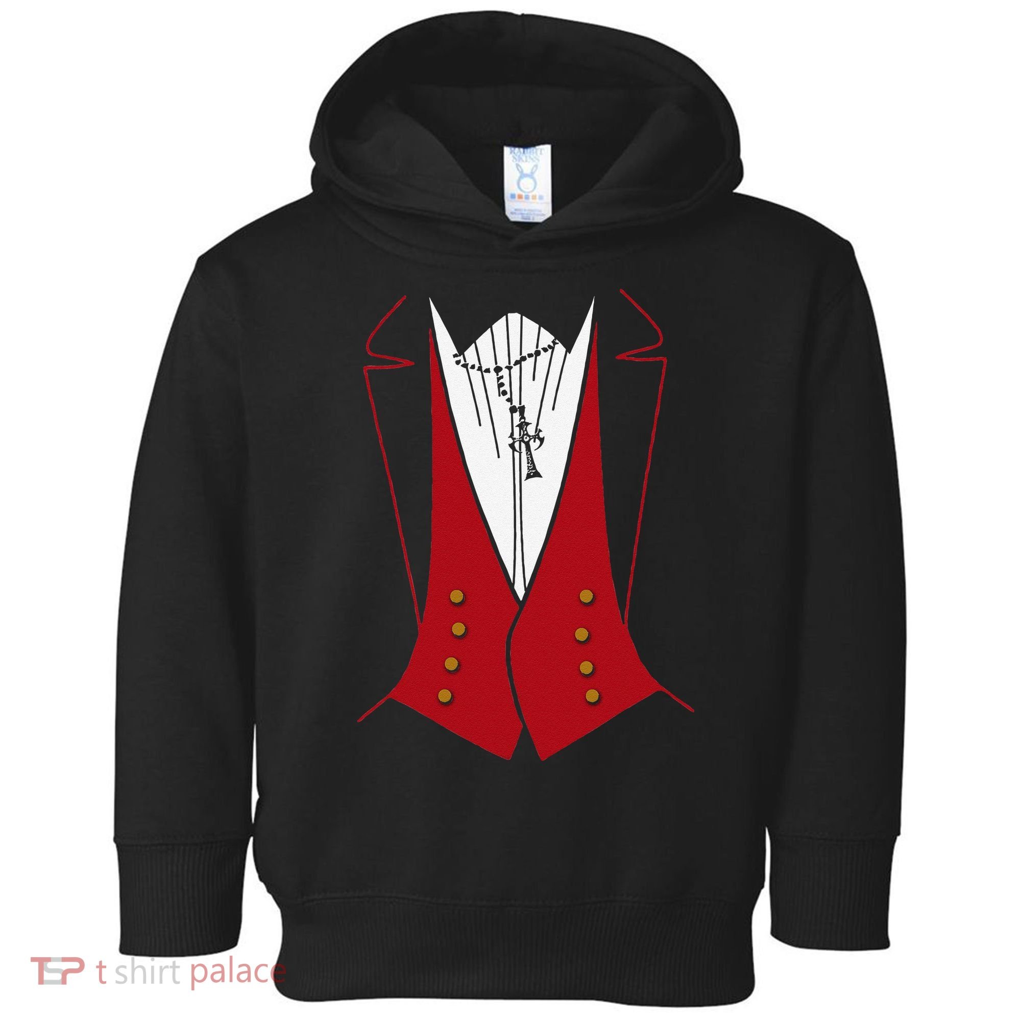 Dracula Halloween Tuxedo Vlad Tepes Costume Toddler Hoodie