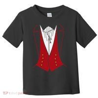 Dracula Halloween Tuxedo Vlad Tepes Costume Toddler T-Shirt thumb 0