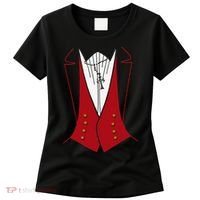 Dracula Halloween Tuxedo Vlad Tepes Costume Women's T-Shirt thumb 0