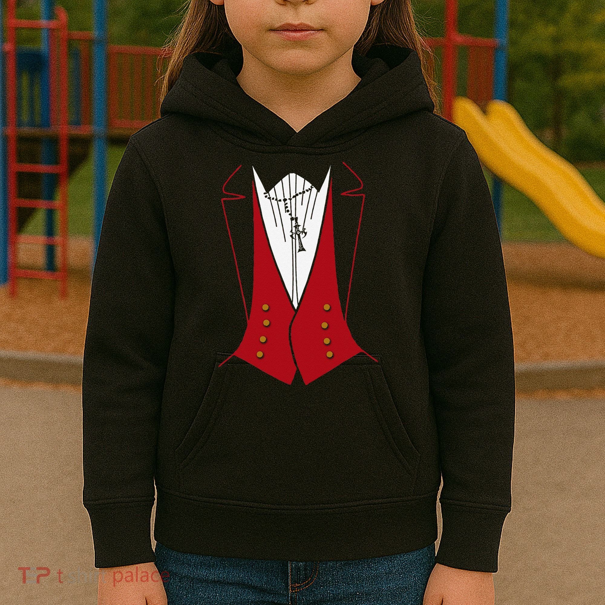 Dracula Halloween Tuxedo Vlad Tepes Costume Kids Hoodie