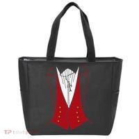Dracula Halloween Tuxedo Vlad Tepes Costume Tote Bag thumb 0