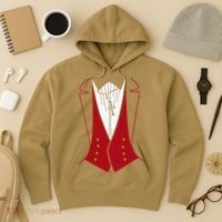 Dracula Halloween Tuxedo Vlad Tepes Costume Hoodie thumb 3
