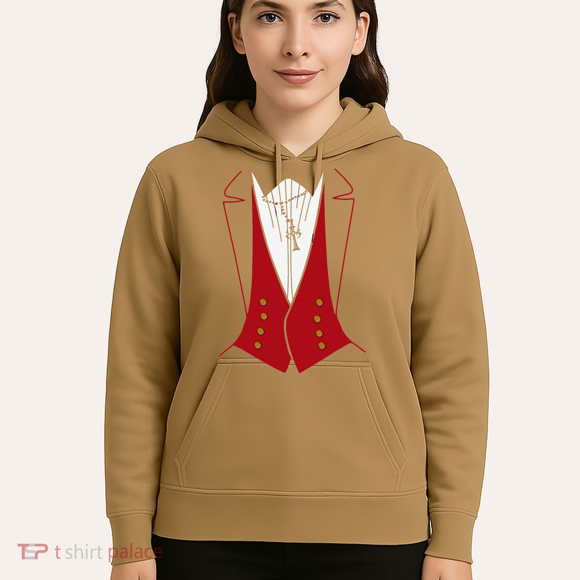 Dracula Halloween Tuxedo Vlad Tepes Costume Hoodie