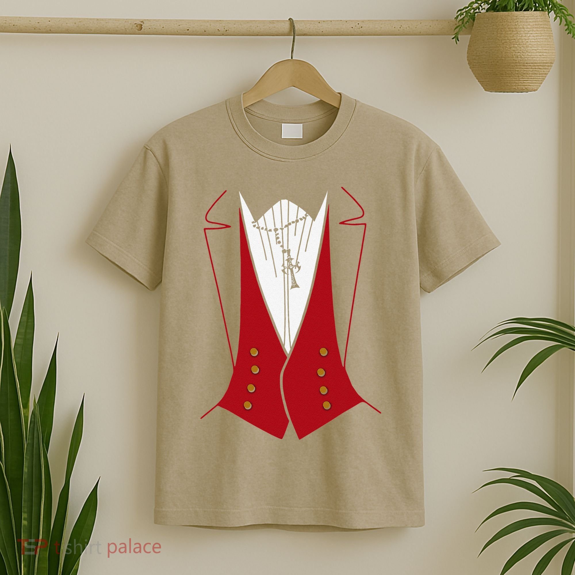 Dracula Halloween Tuxedo Vlad Tepes Costume T-Shirt