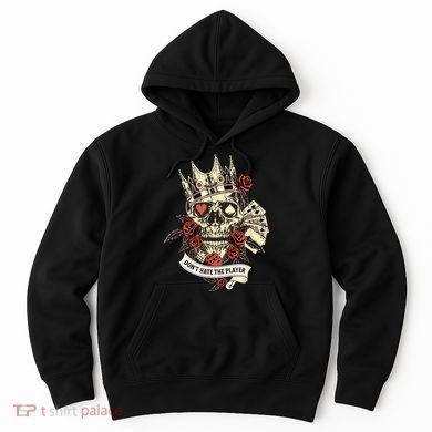 Don't Hate The Player Skull Hoodie