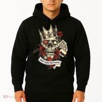 Don't Hate The Player Skull Hoodie thumb 2
