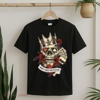 Don't Hate The Player Skull T-Shirt thumb 2