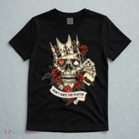 Don't Hate The Player Skull T-Shirt thumb 5