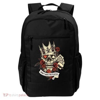 Don't Hate The Player Skull Backpack