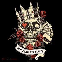 Don't Hate The Player Skull Mousepad thumb 1