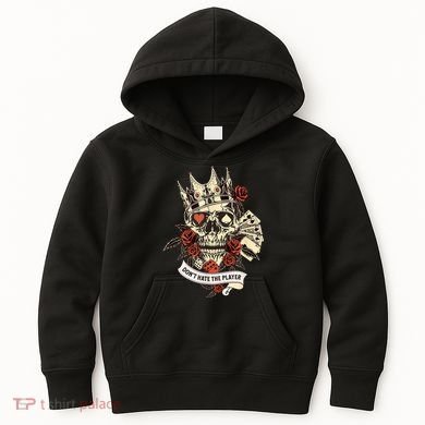 Don't Hate The Player Skull Kids Hoodie