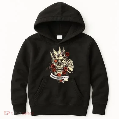 Don't Hate The Player Skull Kids Hoodie