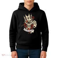 Don't Hate The Player Skull Kids Hoodie thumb 4