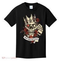Don't Hate The Player Skull Kids T-Shirt thumb 0
