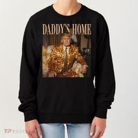 Daddys Home Trump Trump 2024 Leopard Funny Maga Women's Sweatshirt thumb 0