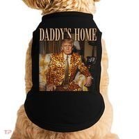 Daddys Home Trump Trump 2024 Leopard Funny Maga Doggie Tank thumb 0