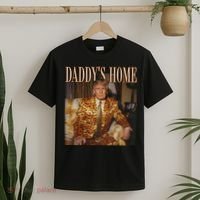 Daddys Home Trump Trump 2024 Leopard Funny Maga T-Shirt thumb 2