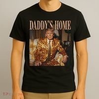 Daddys Home Trump Trump 2024 Leopard Funny Maga T-Shirt thumb 3