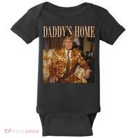 Daddys Home Trump Trump 2024 Leopard Funny Maga Baby Bodysuit thumb 0