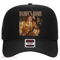 Daddys Home Trump Trump 2024 Leopard Funny Maga Hat thumb 0