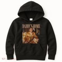 Daddys Home Trump Trump 2024 Leopard Funny Maga Kids Hoodie thumb 0